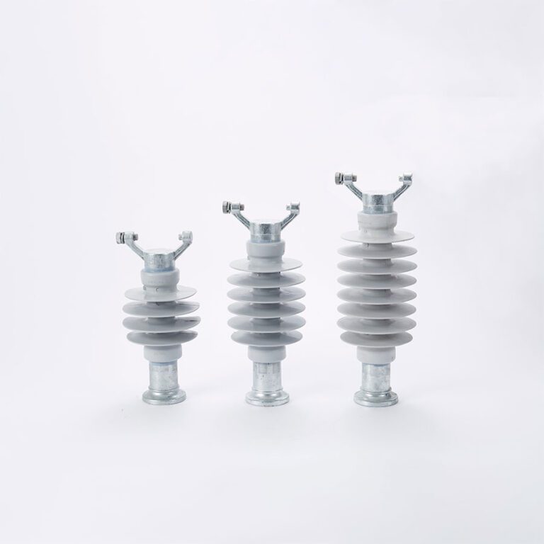 Group shot of trunnion line post insulators